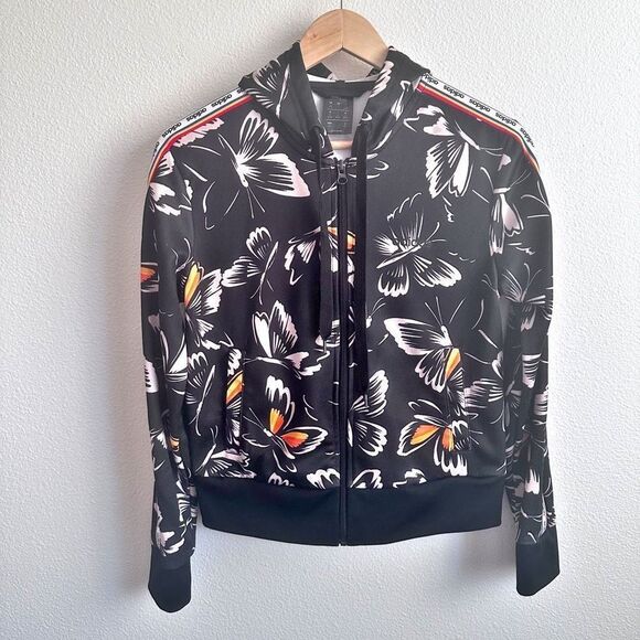 FARM RIO x ADIDAS | Butterfly Track Jacket Sweatshirt Hoodie | Size Small - Picture 2 of 7